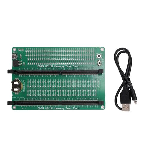 بطاقة اختبار ذاكرة الوصول العشوائي Diydeg DDR5، محلل تشخيصي 4 أنواع DDR5UDMM DDR5RDIMM مع كابل بيانات مؤشر LED، لإصلاح صيانة الكمبيوتر لخادم سطح المكتب in Saudi Arabia