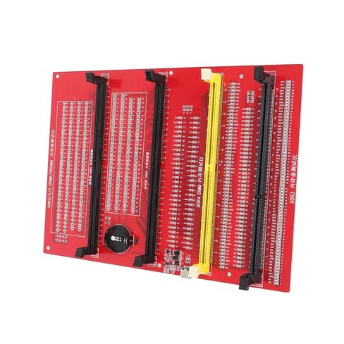 RAM Memory Tester, 4 in 1 Diagnostic Card with LED Indicator for Desktop DDR3, DDR4, DDR5UDIMM, DDR5RDIMM, Dual Power Modes, Fast Charging, Hardware Fault Detection in Saudi Arabia