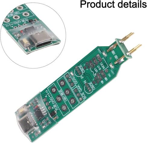 Multifunctional Optocoupler Tester with 4-Gear Quick Detection Built-in Battery Type-C Charging Port for Testing Optocouplers Triodes IGBT Power Tubes MOS Tubes Thyristor Components in Kuwait