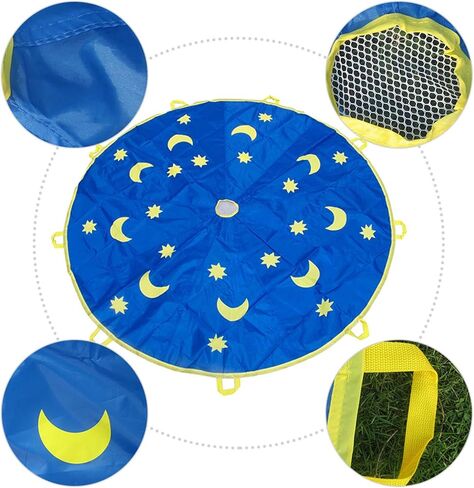 Rainbow Umbrella Outdoor Kids Parachute Kids Indoor Outdoor Family Party Holiday in Saudi Arabia