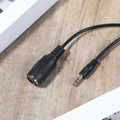 3 Pack of Type-A MIDI to 3.5mm Adapter, 14" MIDI Female to TRS 3.5mm Male Breakout Cable Audio Converter BMIDI-5-35 Type A TRS Male 5-pin DIN Cable Ultra-Small Plugs for Keyboards Synths DAWs in Saudi Arabia