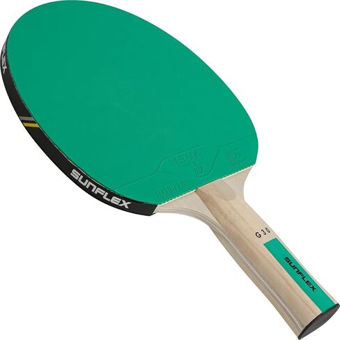 سلسلة مضارب Sunflex Color Comp - مجداف رياضي لتنس الطاولة بألوان مطاطية جديدة معتمدة - معدات اللاعبين المتوسطة إلى المتقدمة - اختيار الأزرق أو الأخضر in Kuwait