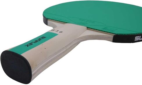 سلسلة مضارب Sunflex Color Comp - مجداف رياضي لتنس الطاولة بألوان مطاطية جديدة معتمدة - معدات اللاعبين المتوسطة إلى المتقدمة - اختيار الأزرق أو الأخضر in Kuwait