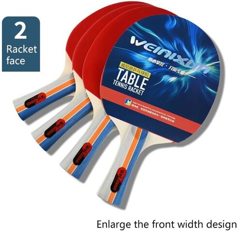 Table Tennis Racket Set with Retractable Net, Ping Pong Set Portable,4 Paddles, 6 Balls, withCarrying Case in Saudi Arabia