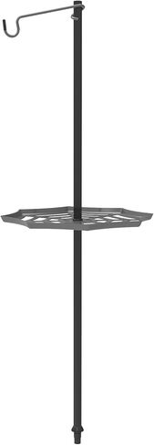 حامل مصباح LEADALLWAY لعربة طاولة التخييم 3 في 1 | حامل إضاءة قابل للفصل لسلسلة الأضواء والفوانيس | بيج، سهل التركيب in Kuwait