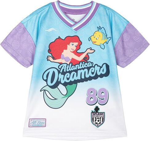 Disney Minnie Mouse Girls Mesh Soccer Jersey T-Shirt Toddler to Big Kid Sizes (2T - 14-16) in Kuwait