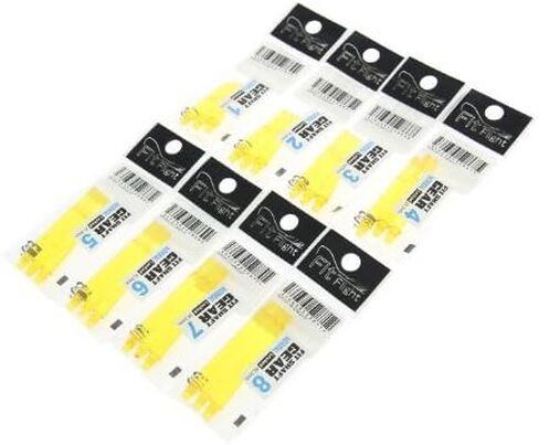 NineDartOut.us ترس عمود مناسب باللون الأصفر - عادي مغلق (#3 في المنتصف (24 مم)) in Kuwait