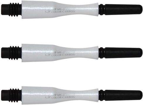 NineDartOut.us Fit Shaft Carbon White Pearl Hybrid 4 عبوات (دوران) (#3-24.0 ملم - بينهما) in Kuwait