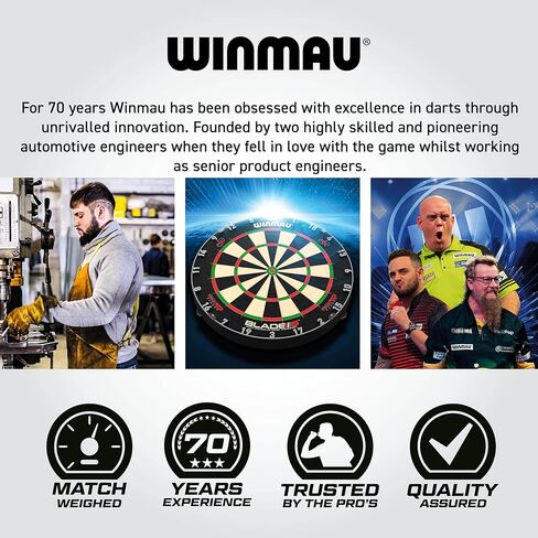 عمود رمي السهام من Winmau - سيقان سهام من البولي كربونات Vecta Blade360 - مجموعة واحدة في كل عبوة (3 أعمدة سهام في المجموع) - ملحقات سهام احترافية - أعمدة قصيرة Blade360 باللونين الأحمر والأسود in Saudi Arabia