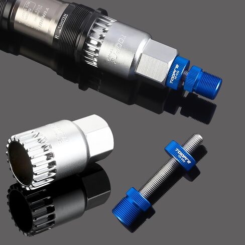 Bottom Bracket Removal Tool Kit, 20-Tooth BB Remover with Anti-Drop Fixing Rod, Compatible with Shimano Octalink, ISIS, Truvativ, Race Face & FSA | 304 Stainless Steel Bike BB Tool in Saudi Arabia
