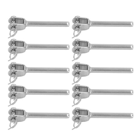 Yinhing Cable Railing System, Deck Railing Kits 316 Stainless Steel 10 Pcs Jaw Swage End Fitting Cable Deck System 3mm Wire Rope Jaw Rigging in Saudi Arabia