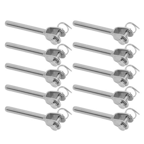 Yinhing Cable Railing System, Deck Railing Kits 316 Stainless Steel 10 Pcs Jaw Swage End Fitting Cable Deck System 3mm Wire Rope Jaw Rigging in Saudi Arabia