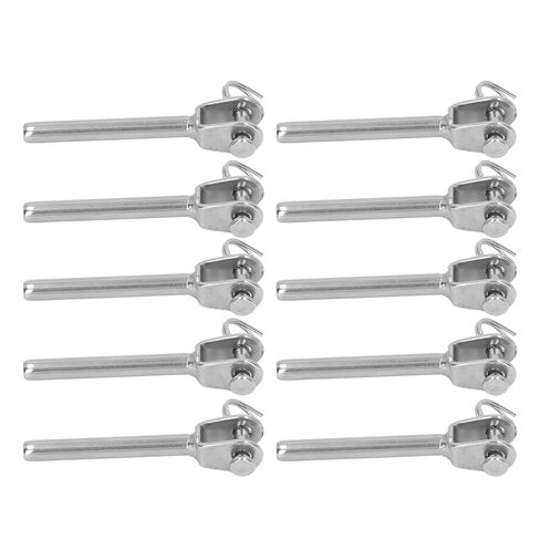 Yinhing Cable Railing System, Deck Railing Kits 316 Stainless Steel 10 Pcs Jaw Swage End Fitting Cable Deck System 3mm Wire Rope Jaw Rigging in Saudi Arabia