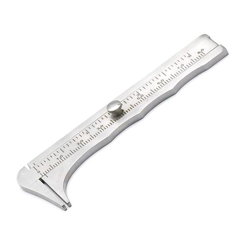 فرجار جيب منزلق صغير من Retro Vernier، مقياس مزدوج معدني لقياس الأحجار الكريمة ومكونات المجوهرات، سلك خرز لإصلاح الجيتار 80 مم /3.15 بوصة من متجر G.S عبر الإنترنت in Saudi Arabia