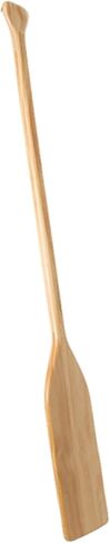 Wood Boat Paddle with Varnish Professional Lightweight Anti Scratch Edge for Recreational Use Canoe Oar, 80cm in Kuwait
