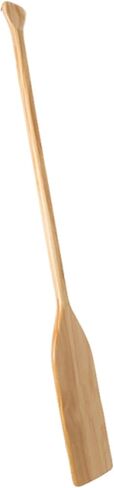 Wood Boat Paddle with Varnish Professional Lightweight Anti Scratch Edge for Recreational Use Canoe Oar, 106cm in Kuwait