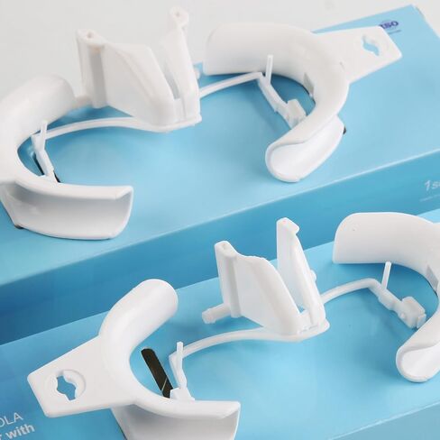 Dental Oral Dry Field System Lip Cheek Retractor Autoclavable Mouth Opener for Teeth Whitening Orthodontic Treatment (2Pcs L+S) in Kuwait