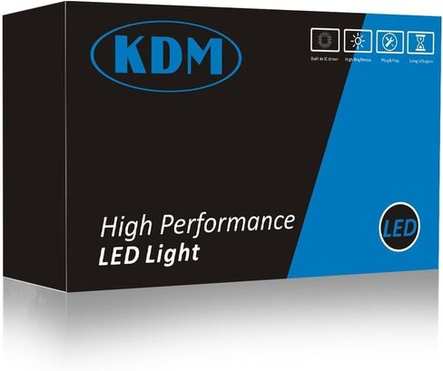 لمبة LED LED KDM D5S ، 90W عالية الطاقة 600 ٪ من رقاقة CSP ، مناسبة لعام 2016-2018 Chevy Silverado GMC Sierra High/Low Beam Light Light Bulb ، 6500K White ، 2Pack in Kuwait