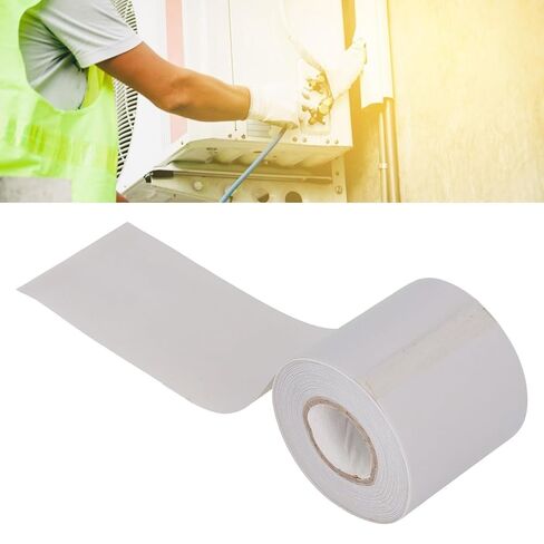 TOPINCN 5 قطع شريط أنابيب مكيف الهواء، شريط لف الأنابيب PVC شريط واقي أنبوبي محمول، شريط عازل لغلق مكيف الهواء AC بعرض 6 سم/2.4 بوصة (رمادي) in Saudi Arabia