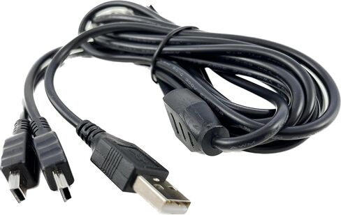 OMNIHIL 10FT-Mini-USB Splitter Cable Compatible with Akai Professional LPD8 | Ultra-Portable USB Drum Pad MIDI Controller in Saudi Arabia