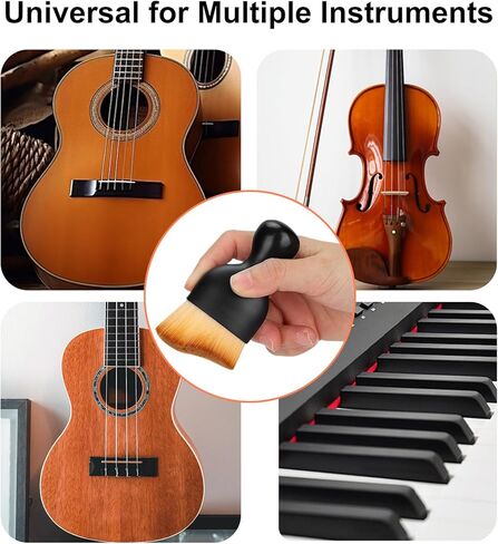 MINI Soft Bristle Guitar Cleaning Brush - Gentle Dust Removal and maintenance Tools for Guitar, Violin, Piano and More Musical Instrument in Saudi Arabia