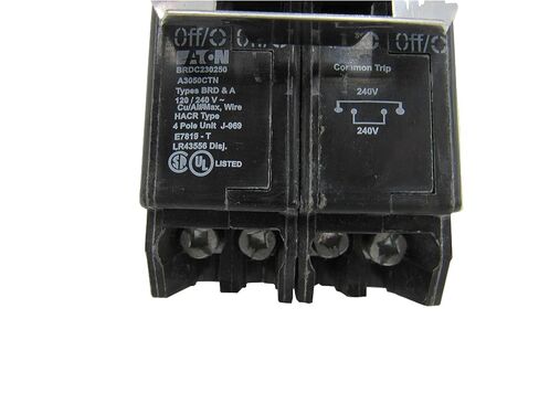 Eaton NSB BRDC230250 قواطع دوائر مصغرة (MCBs) BRD 2P 30/50A 240V 50/60 هرتز 1Ph in Saudi Arabia