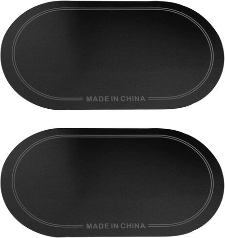 2 قطعة دواسة طبلة الجهير حامي طبلة الجهير التصحيح ركلة طبل التصحيح لملحقات قرع الطبل أسود (أسود) in Kuwait