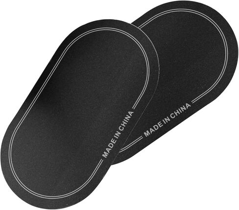 2 قطعة دواسة طبلة الجهير حامي طبلة الجهير التصحيح ركلة طبل التصحيح لملحقات قرع الطبل أسود (أسود) in Kuwait