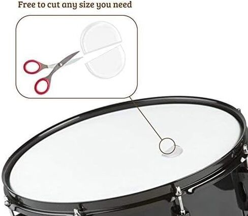 جل الطبل، 24 قطعة مستديرة و4 قطع طويلة، شفاف، مرطبات، كتم صوت من السيليكون، وسادات كاتم الصوت، مرطب للفخ، طبول توم والصنج in Kuwait