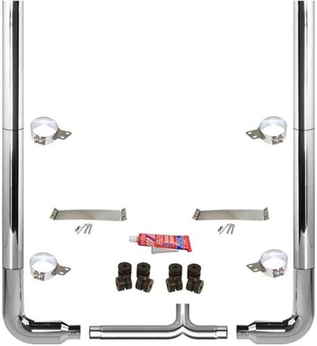Technical Precision Replacement for Peterbilt 378 Year 2005 8 to 5X114IN CRM KIT W FT Stacks 90SAND Taper YPIPE Quiet Spool 55IN Non-UNI 5IN Taper Lock CRM TEE in Saudi Arabia