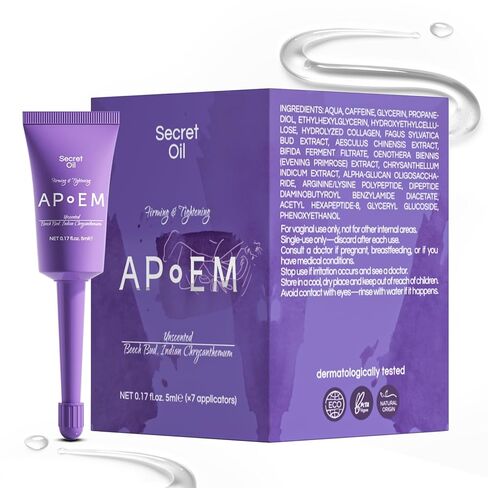 APoEM Feminine Firming Care Gel for Women | 1 Box x 7pcs | Botanical Hydration & pH-Balancing Formula | Intimate Moisturizing Support for Dryness | Single-Use Pre-Filled Tubes in Saudi Arabia