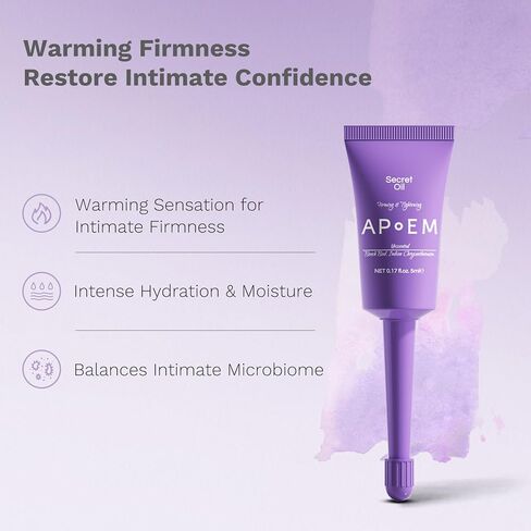 APoEM Feminine Firming Care Gel for Women | 1 Box x 7pcs | Botanical Hydration & pH-Balancing Formula | Intimate Moisturizing Support for Dryness | Single-Use Pre-Filled Tubes in Saudi Arabia