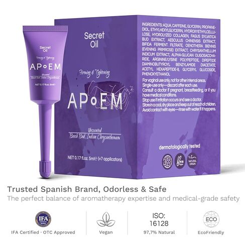APoEM Feminine Firming Care Gel for Women | 1 Box x 7pcs | Botanical Hydration & pH-Balancing Formula | Intimate Moisturizing Support for Dryness | Single-Use Pre-Filled Tubes in Saudi Arabia