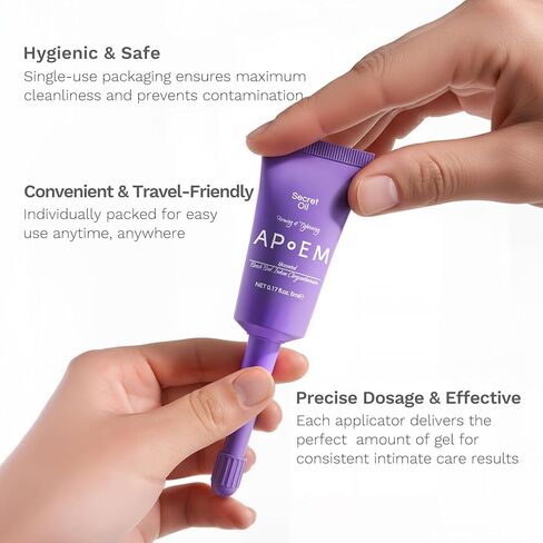 APoEM Feminine Firming Care Gel for Women | 1 Box x 7pcs | Botanical Hydration & pH-Balancing Formula | Intimate Moisturizing Support for Dryness | Single-Use Pre-Filled Tubes in Saudi Arabia