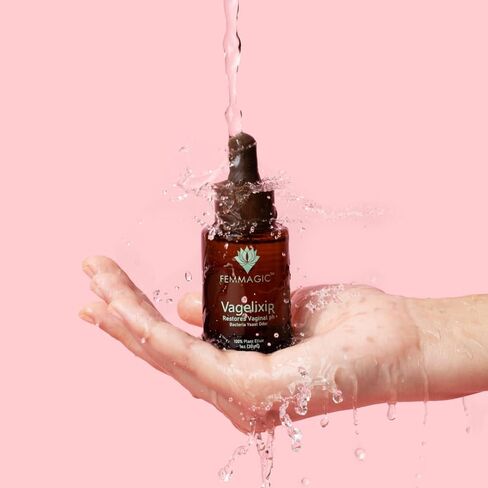 Vagelixir Yoni Elixir – Restores pH Balance, Deodorizes & Moisturizes, Prebiotic, Organic Herbal Soothing Blend for Sensitive Vaginal Care, Toxin-Free Formula. EST. 2015 in Saudi Arabia