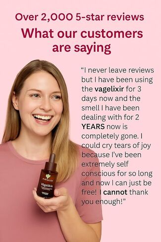 Vagelixir Yoni Elixir – Restores pH Balance, Deodorizes & Moisturizes, Prebiotic, Organic Herbal Soothing Blend for Sensitive Vaginal Care, Toxin-Free Formula. EST. 2015 in Saudi Arabia