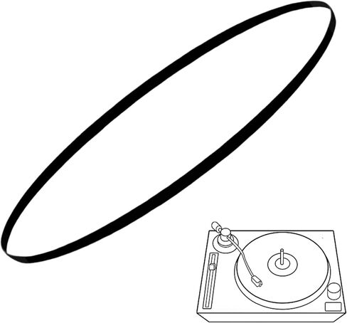 Turntable Belt for Sony PS-LX110 PS-LX150H PS-LX255 PS-LX285 PS-LX350H PS-2700 PS-5100 PS-55 - Stops Speed Issues & Noise, Premium Japanese Rubber in Kuwait