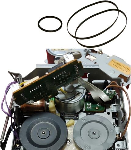 Cassette Belt Kit for Sony TC-WR730 TC-WR750 TC-WR910 TC-WR950-3 Japanese Rubber Belts + Tweezers in Kuwait