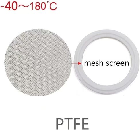 1.5'' - 4'' Tri-Clamp Seal Strip Stainless 10 20 40 60 100 150 Mesh Sanitary Screen Gasket SUS304 (PTFE,10 MESH_OD91MM) in Saudi Arabia