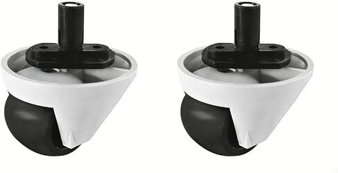 2 pieces Front Wheels Compatible for Roborock Qrevo Curv/Qrevo Edge/Saros 10 R/Saros 10 Robot Vacuum Cleaner Spare parts Replacement Front Wheel Kit in Kuwait