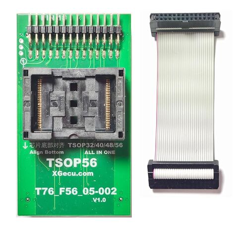 Tsop56 ZIF Adapter Tsop32 Tsop40 Tsop48 Socket Only Use on T76 Programmer ICS Socket Chip Reader Writer for with Xgecu T76 Programmer in Saudi Arabia