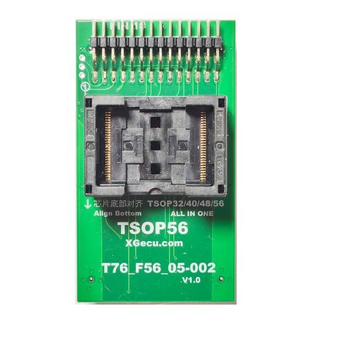 Tsop56 ZIF Adapter Tsop32 Tsop40 Tsop48 Socket Only Use on T76 Programmer ICS Socket Chip Reader Writer for with Xgecu T76 Programmer in Saudi Arabia