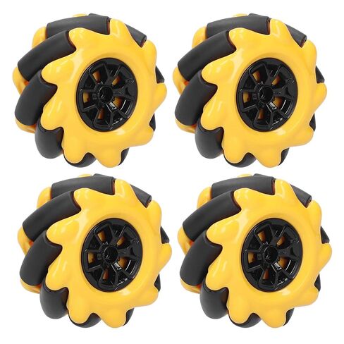 مجموعة روبوت Mecanum Wheel مع عجلات متعددة الاتجاهات مقاس 60 مم لمشاريع السيارات الذكية TT Motor STEM in Saudi Arabia