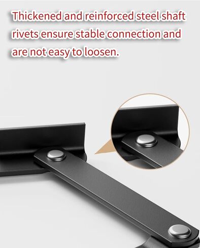 Heavy Duty Hydraulic Storage Bed Lift Mechanism Kit, 1 Pair of Folding Lift Up Hinges for Bed Frame & Sofa Bed, Space Saving Solution(Black,2ft/60cm) in Saudi Arabia