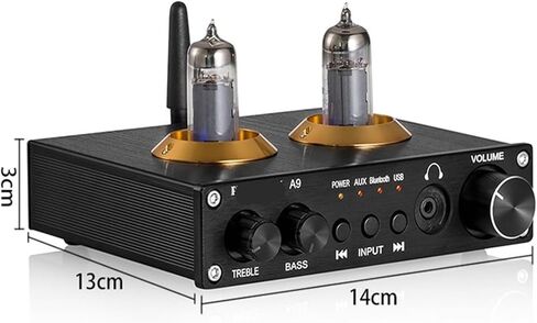 A9 6K4 أنبوب المضخم NE5532 OP AMP AUX 5.0 U HiFi ستيريو سماعة رأس صغيرة المضخم in Saudi Arabia
