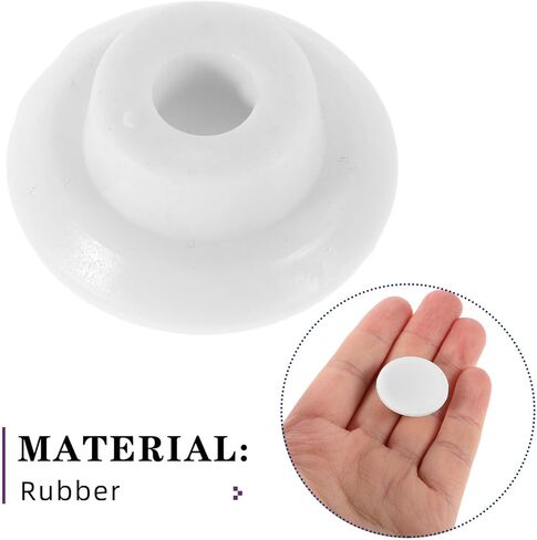 2pcs Universal Rubber Drain Plug for Freezer Chest and Refrigerator, Flexible Expandable Cooler Drain Stopper, Leak Prevention Seal for Kitchen and Home Use in Saudi Arabia