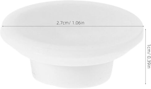 2pcs Universal Rubber Drain Plug for Freezer Chest and Refrigerator, Flexible Expandable Cooler Drain Stopper, Leak Prevention Seal for Kitchen and Home Use in Saudi Arabia