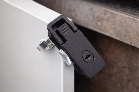 Southco 62-42-351-2 Compression Latch, Lift & Turn, Medium Size, Zinc Alloy, Powder Coat, Black in Saudi Arabia