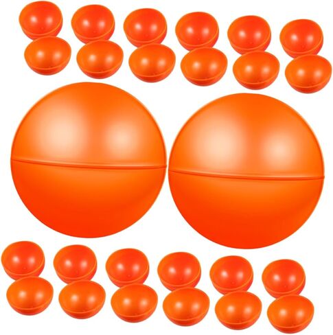 Zerodeko 20pcs Raffle Game Balls Hollow Bingo Spheres for Party Activities Mini Plastic Prize Draw Balls Suitable for Group Games and Events Blue in Saudi Arabia