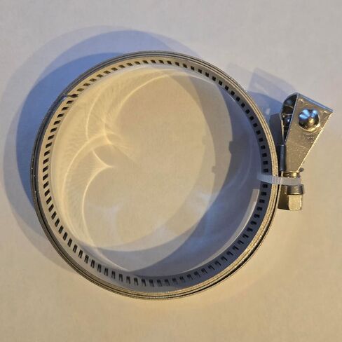 مشبك خرطوم سريع الفك للخدمة الشاقة، نطاق قابل للتعديل من 4 بوصة إلى 10 بوصة (102 مم - 254 مم) - 302 من الفولاذ المقاوم للصدأ - مشبك ترس دودي سريع التركيب in Kuwait